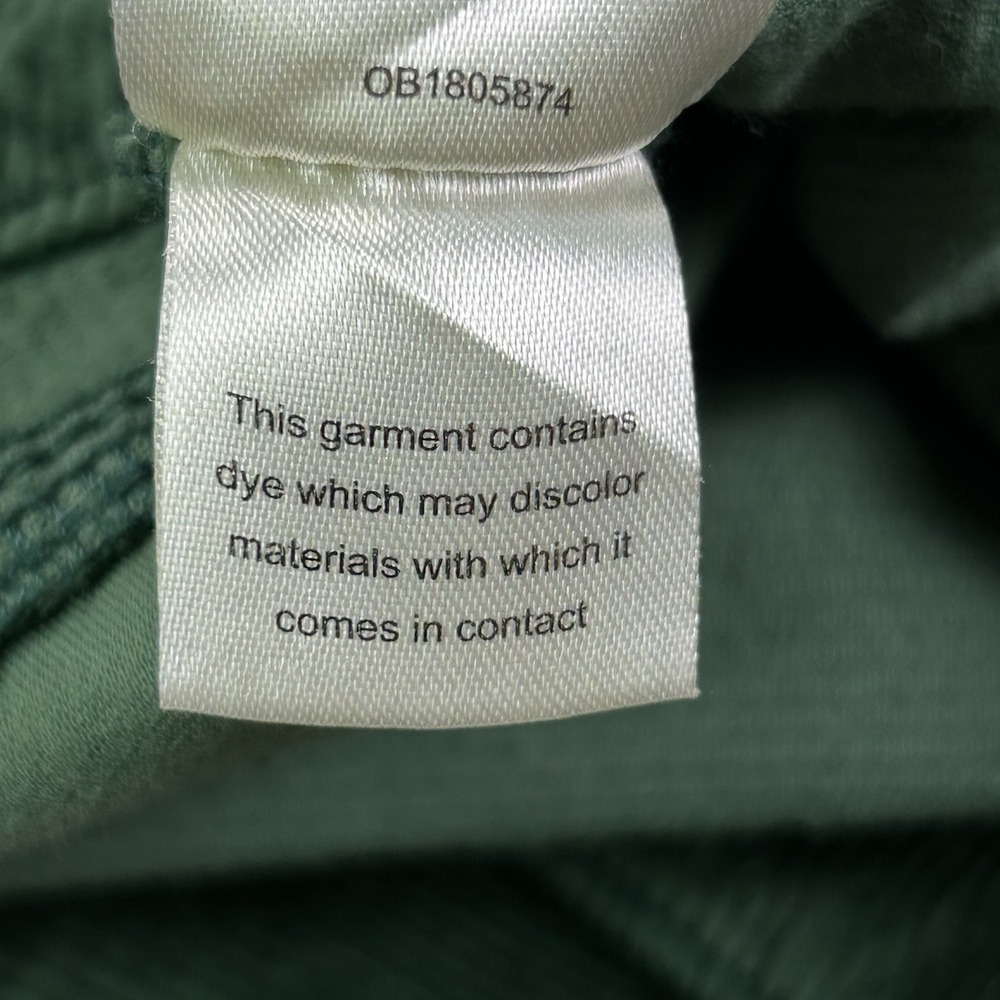 Pilcro Anthropologie Green Corduroy Bootcut Pants Sz 29 Fall Forest Flare - Picture 12 of 12
